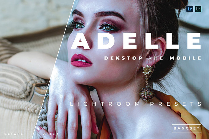 خرید 20 پریست لایت روم پرتره دسکتاپ و موبایل Adelle Lightroom Preset خرید 20 پریست لایت روم پرتره دسکتاپ و موبایل Adelle Lightroom Preset