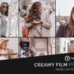 خرید پریست لایت روم سینمایی 12 عددی CREAMY FILM Lightroom Presets