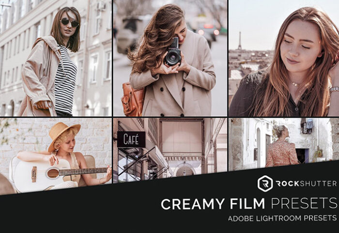 خرید پریست لایت روم سینمایی 12 عددی CREAMY FILM Lightroom Presets