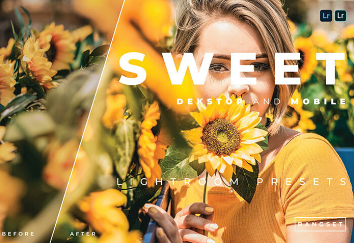 خرید پریست لایت روم پرتره 20 تایی تم شیرین Sweet Lightroom Preset