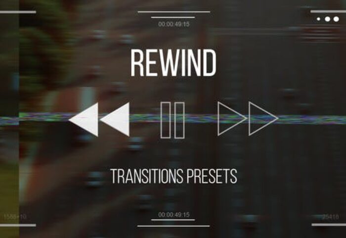 دانلود ترنزیشن حرفه ای پریمیر افکت برگشت فیلم Rewind Transitions presets