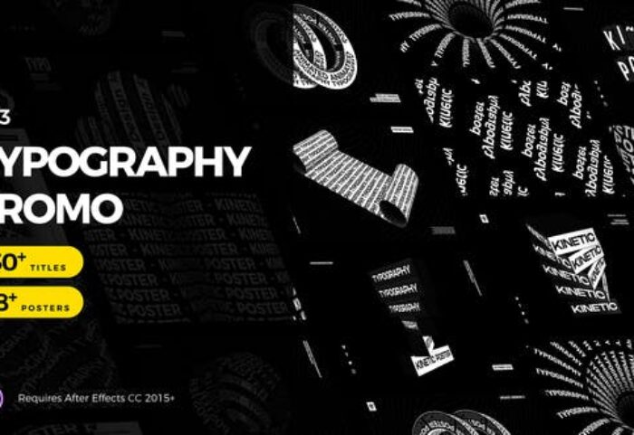 پروژه آماده افتر افکت 48 تایتل فوق حرفه ای Animated Typography Promo