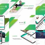 پروژه آماده افتر افکت حرفه ای 2021 با موزیک معرفی برنامه موبایل App Promo