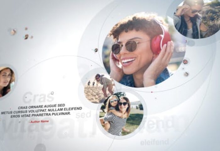 پروژه آماده افتر افکت حرفه ای 2021 با موزیک معرفی جوامع مجازی Connecting People