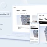 پروژه آماده افتر افکت معرفی شرکت های طراحی سایت Website Presentation III Neomorphism