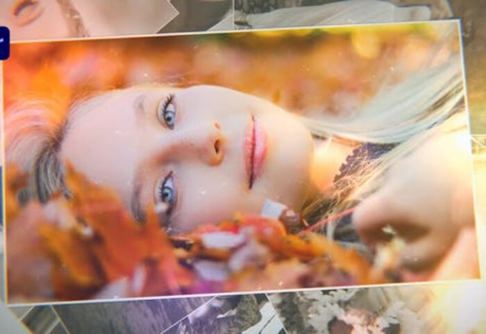 پروژه آماده پریمیر اسلایدشو با موزیک تم خاطرات Photo Slideshow The Moments