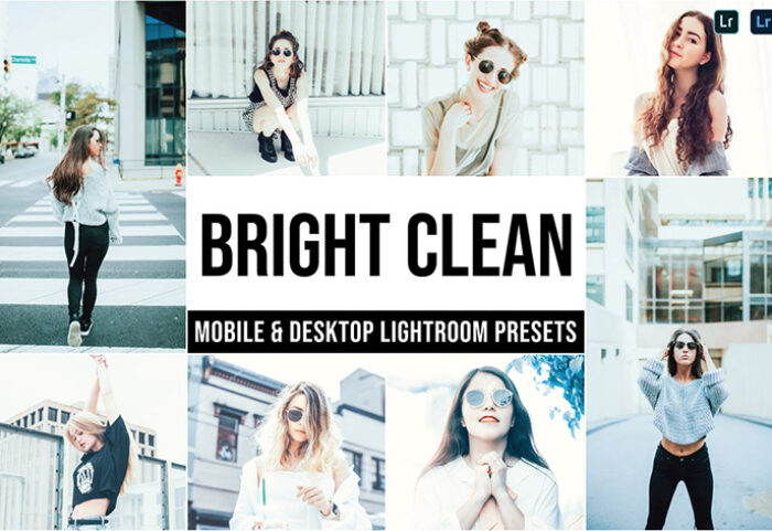 20 پریست تم روشن حرفه ای لایت روم Bright Clean Lightroom Presets