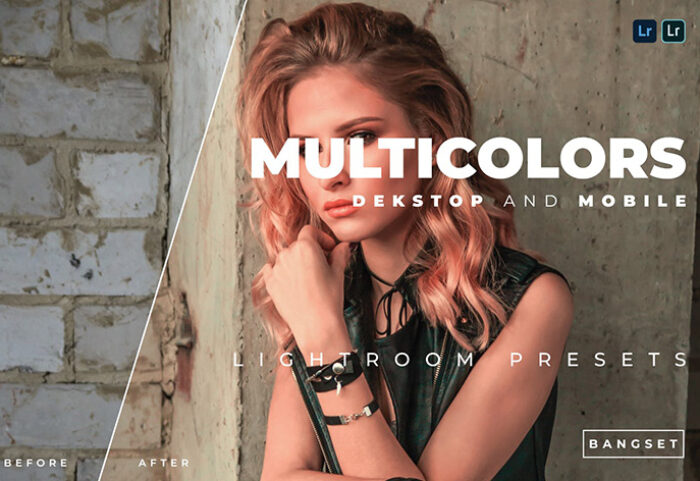 20 پریست رنگی لایت روم حرفه ای Multicolors Lightroom Preset