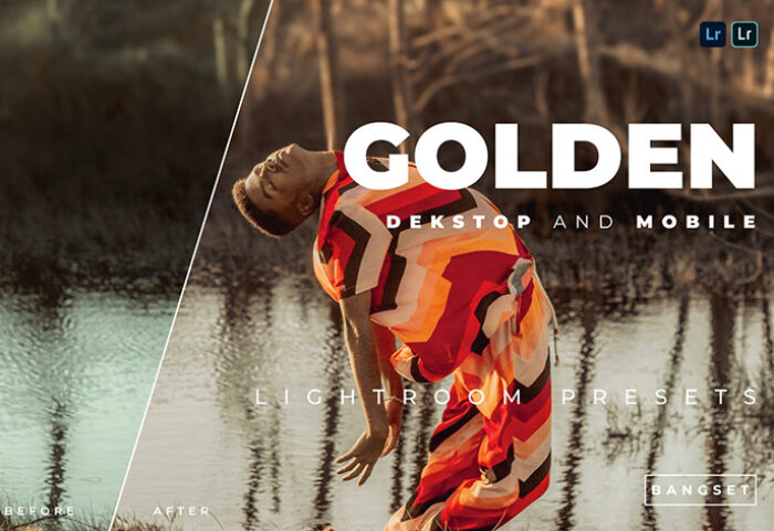 20 پریست رنگی لایت روم حرفه ای تم طلایی Golden Lightroom Preset