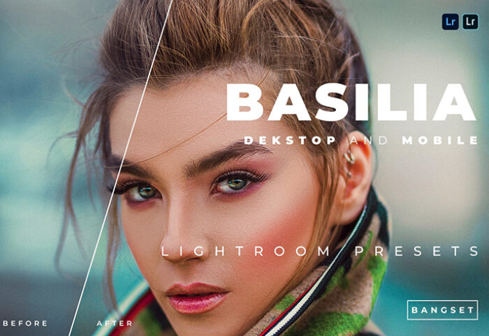 20 پریست رنگی لایت روم حرفه ای عکس پرتره Basilia Lightroom Preset