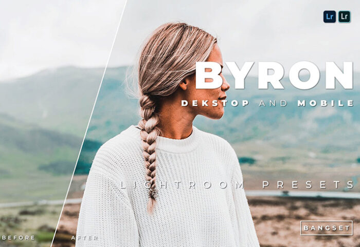 20 پریست رنگی لایت روم حرفه ای عکس پرتره Byron Lightroom Preset