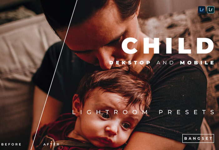 20 پریست رنگی لایت روم حرفه ای عکس کودک Child Lightroom Preset