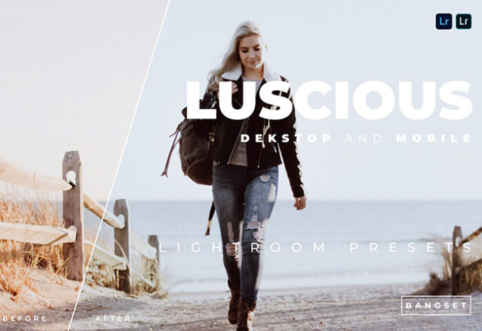 20 پریست رنگی لایت روم حرفه ای فشن و مدلینگ Luscious Lightroom Preset