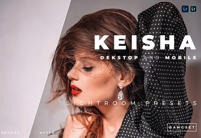 20 پریست رنگی لایت روم حرفه ای پرتره Keisha Lightroom Preset