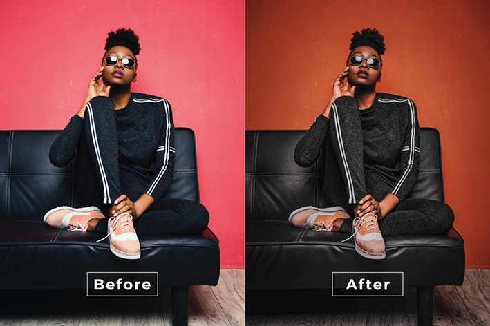 20 پریست رنگی لایت روم حرفه ای پرتره Keisha Lightroom Preset 20 پریست رنگی لایت روم حرفه ای پرتره Keisha Lightroom Preset
