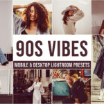 20 پریست لایت روم تمر رنگ قدیمی دهه نود 90s Vibes Lightroom Presets
