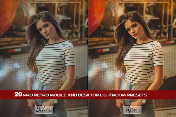 20 پریست لایت روم جدید تم رنگ قدیمی Pro Retro Lightroom Presets