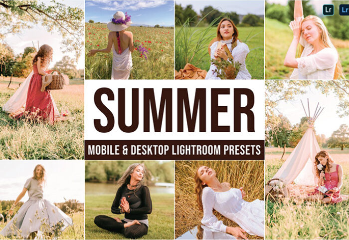 20 پریست لایت روم حرفه ای تابستان Summer Lightroom Presets