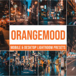 20 پریست لایت روم حرفه ای تم نارنجی Orange Mood Lightroom Presets