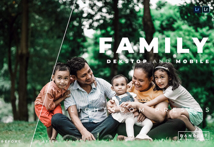 20 پریست لایت روم حرفه ای عکس خانوادگی Family Lightroom Preset