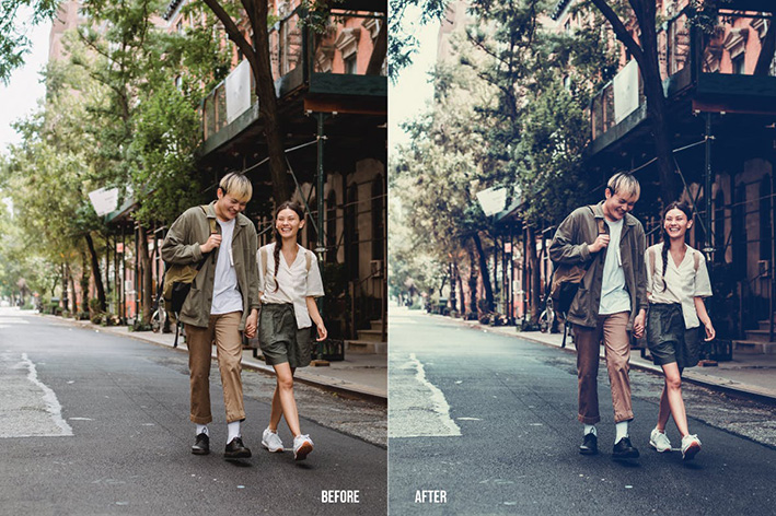 20 پریست لایت روم رنگی حرفه ای تم پیاده رو Sidewalk Lightroom Presets 20 پریست لایت روم رنگی حرفه ای تم پیاده رو Sidewalk Lightroom Presets