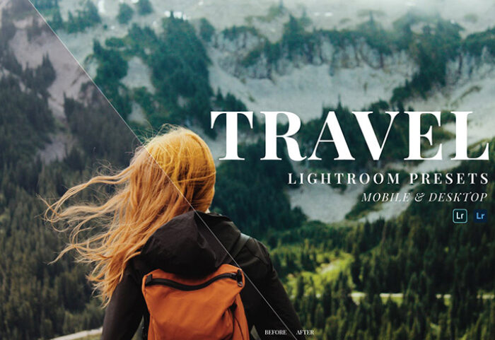 20 پریست لایت روم سفر و طبیعت دسکتاپ و موبایل Travel Lightroom Presets