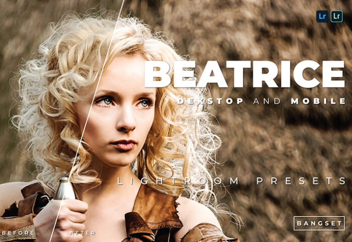 20 پریست لایت روم پرتره سینماتیک دسکتاپ و موبایل Beatrice Lightroom Preset
