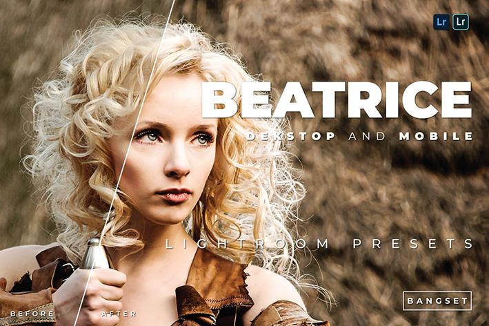 20 پریست لایت روم پرتره سینماتیک دسکتاپ و موبایل Beatrice Lightroom Preset 20 پریست لایت روم پرتره سینماتیک دسکتاپ و موبایل Beatrice Lightroom Preset