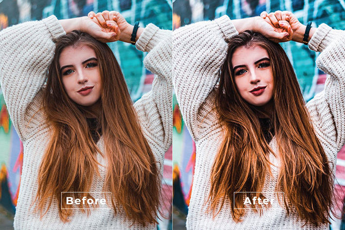 20 پریست لایت روم پرتره سینماتیک دسکتاپ و موبایل Beatrice Lightroom Preset 20 پریست لایت روم پرتره سینماتیک دسکتاپ و موبایل Beatrice Lightroom Preset