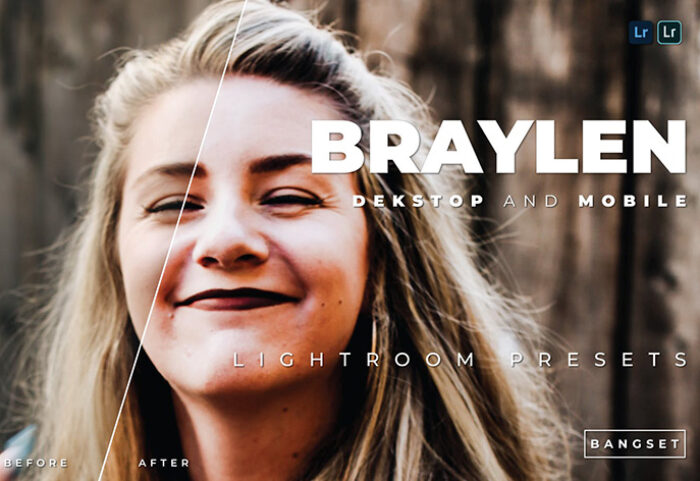 20 پریست لایت روم پرتره سینمایی فوق حرفه ای Braylen Lightroom Preset