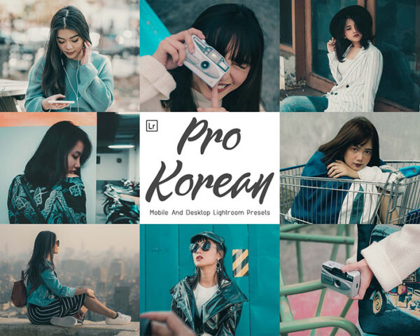 21 پریست لایت روم حرفه ای و پریست کمراراو Pro Korean Lightroom Presets