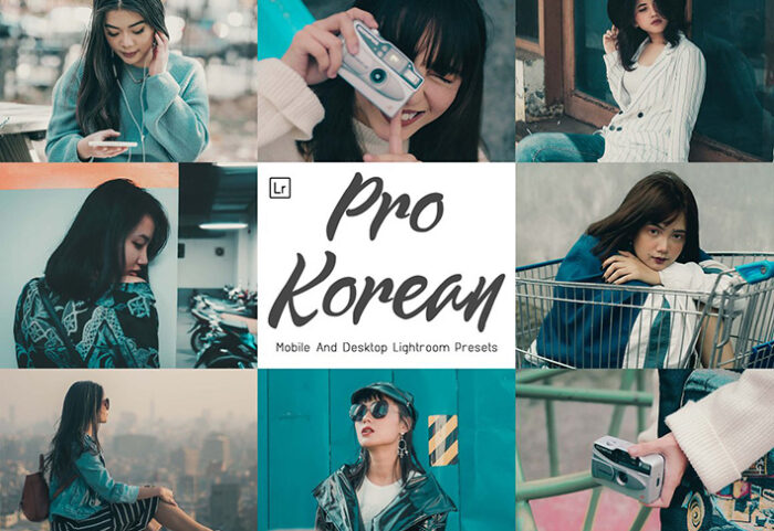 21 پریست لایت روم حرفه ای و پریست کمراراو Pro Korean Lightroom Presets