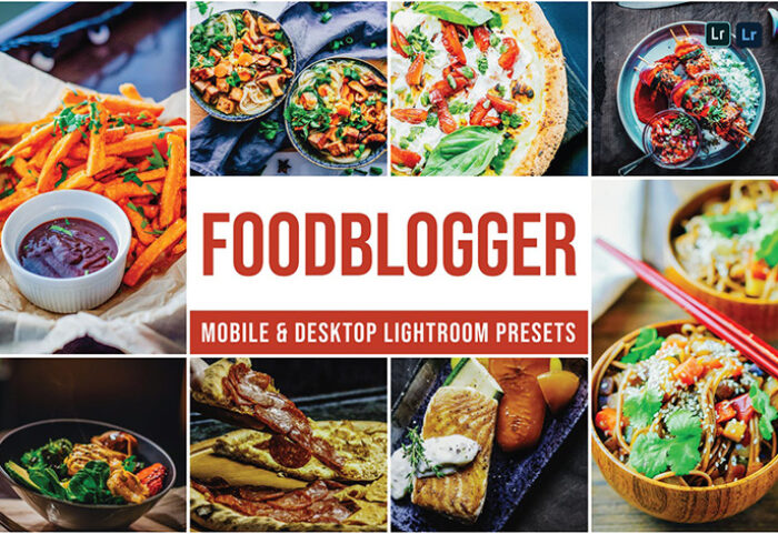 30 پریست لایت روم حرفه ای عکس غذا Foodblogger Lightroom Presets