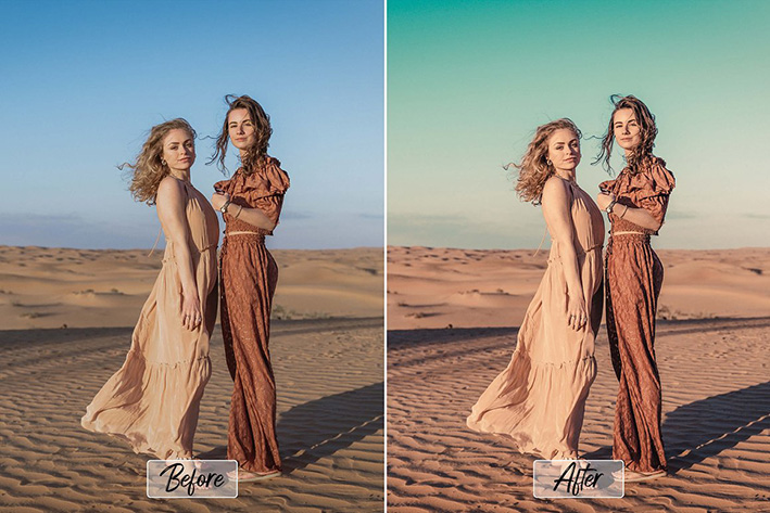 30 پریست لایت روم رنگی حرفه ای تم صحرا Pro Desert Mobile And Lightroom 30 پریست لایت روم رنگی حرفه ای تم صحرا Pro Desert Mobile And Lightroom