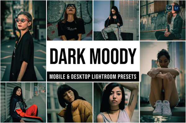 30 پریست لایت روم رنگی زیبا تم تیره Dark Moody Lightroom Presets