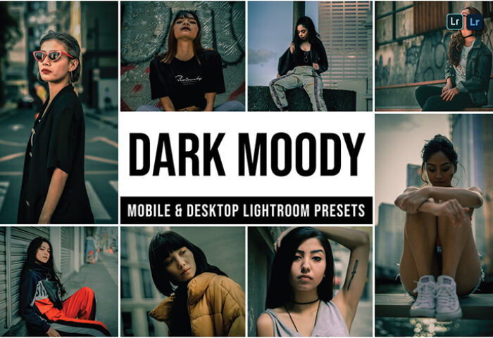 30 پریست لایت روم رنگی زیبا تم تیره Dark Moody Lightroom Presets