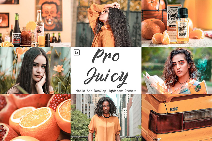 30 پریست لایت روم پرتره و پریست کمراراو تم شاد Pro Juicy Lightroom Presets 30 پریست لایت روم پرتره و پریست کمراراو تم شاد Pro Juicy Lightroom Presets