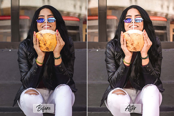30 پریست لایت روم پرتره و پریست کمراراو تم شاد Pro Juicy Lightroom Presets 30 پریست لایت روم پرتره و پریست کمراراو تم شاد Pro Juicy Lightroom Presets