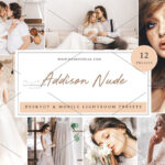 36 پریست لایت روم حرفه ای تم عاشقانه Addison Nude Lightroom Presets
