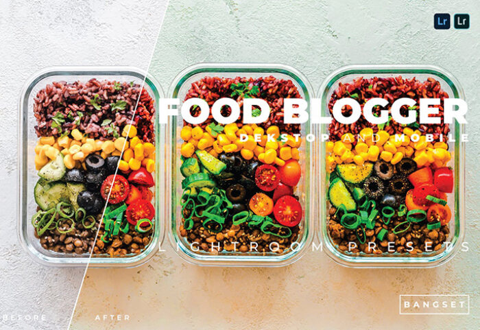 38 پریست لایت روم برای وبلاگ نویسان مواد غذایی Food Blogger Lightroom Preset