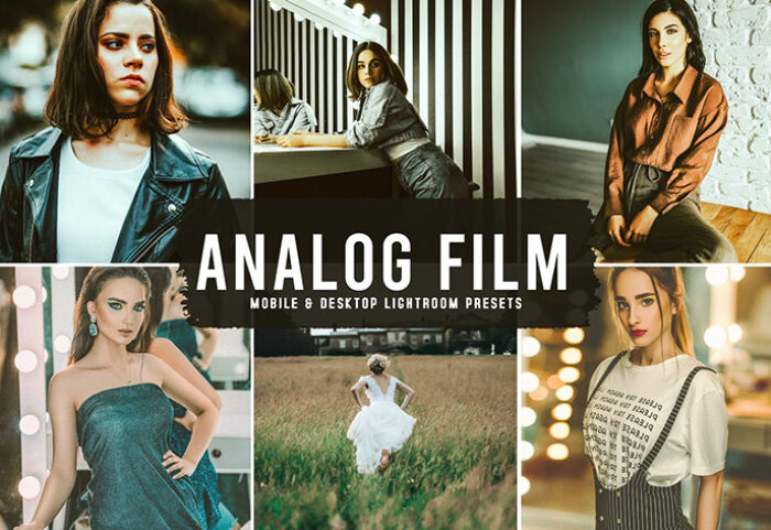 40 پریست لایت روم و پریست کمرا راو و اکشن فتوشاپ تم فیلم آنالوگ Analog Film Lightroom Presets