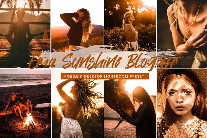 45 پریست لایت روم و پریست کمراراو تم تابش آفتاب Sunshine Lightroom Presets 45 پریست لایت روم و پریست کمراراو تم تابش آفتاب Sunshine Lightroom Presets