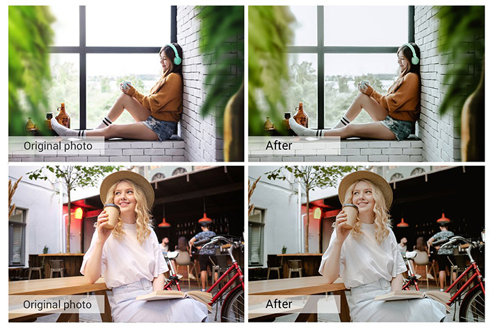 49 پریست لایت روم و کمرا راو و اکشن فتوشاپ و لات رنگی Morning Coffee Lightroom Presets 49 پریست لایت روم و کمرا راو و اکشن فتوشاپ و لات رنگی Morning Coffee Lightroom Presets