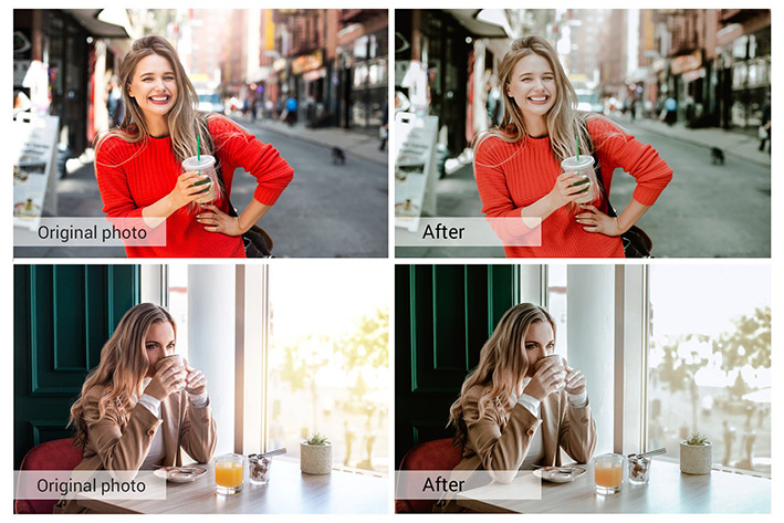 49 پریست لایت روم و کمرا راو و اکشن فتوشاپ و لات رنگی Morning Coffee Lightroom Presets 49 پریست لایت روم و کمرا راو و اکشن فتوشاپ و لات رنگی Morning Coffee Lightroom Presets