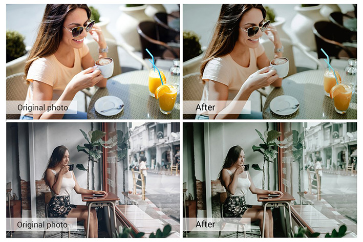 49 پریست لایت روم و کمرا راو و اکشن فتوشاپ و لات رنگی Morning Coffee Lightroom Presets 49 پریست لایت روم و کمرا راو و اکشن فتوشاپ و لات رنگی Morning Coffee Lightroom Presets