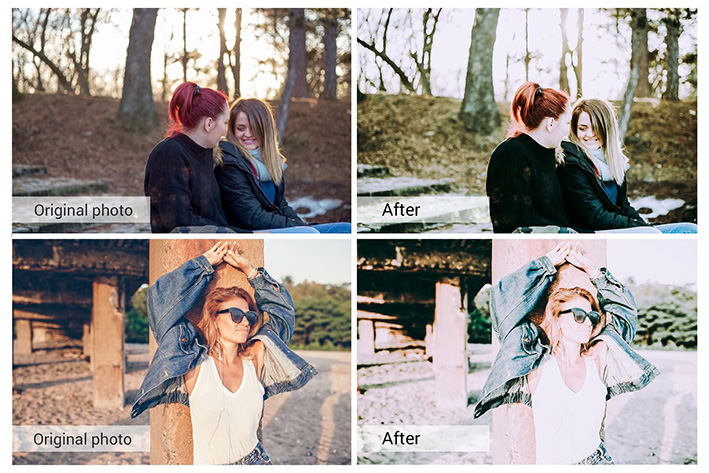 61 پریست لایت روم و کمرا راو و اکشن فتوشاپ و لات رنگی Milk Shake Lightroom Presets 61 پریست لایت روم و کمرا راو و اکشن فتوشاپ و لات رنگی Milk Shake Lightroom Presets