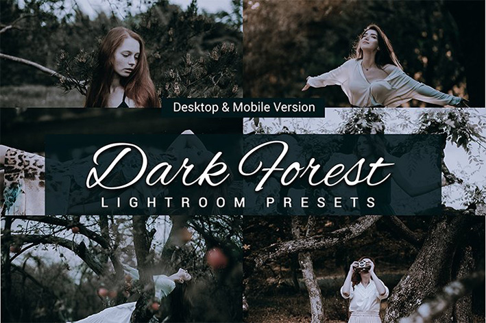 80 پریست لایت روم و کمرا راو و اکشن فتوشاپ و لات رنگی Dark Forest Lightroom Presets 80 پریست لایت روم و کمرا راو و اکشن فتوشاپ و لات رنگی Dark Forest Lightroom Presets