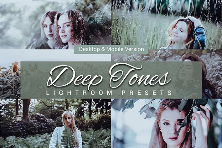 80 پریست لایت روم و کمرا راو و اکشن فتوشاپ و لات رنگی Deep Tones Lightroom Presets 80 پریست لایت روم و کمرا راو و اکشن فتوشاپ و لات رنگی Deep Tones Lightroom Presets