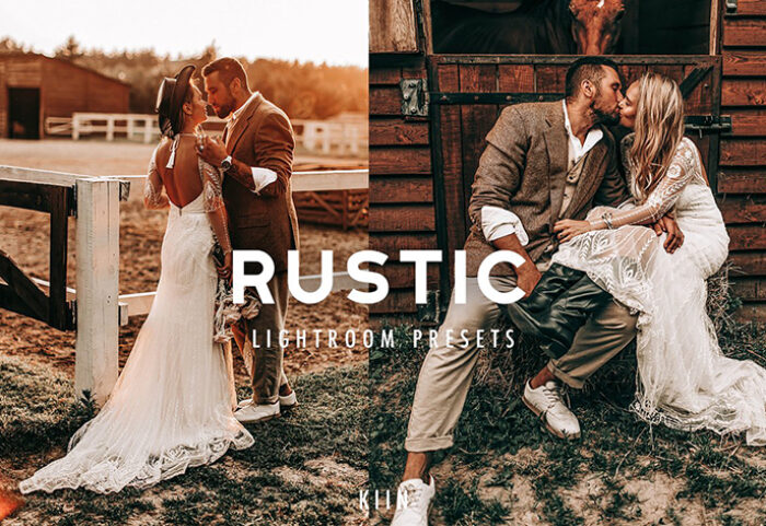 پریست لایت روم عکس عروسی تم عشق روستایی RUSTIC BOHO LIGHTROOM PRESETS