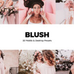پریست لایت روم و پریست کمرا راو فتوشاپ و لات رنگی Blush Lightroom Presets & LUTs